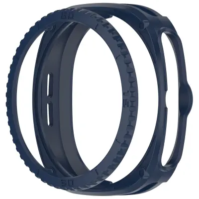 Armor kućište sa Scale bezelom za kompatibilno s Samsung Galaxy Watch8 Classic 47mm Plava
