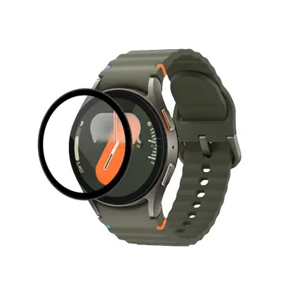 Zaštitnik zaslona za sat - kompatibilan sa Samsung Watch 8 Classic zakrivljeni 3D kompozitni mekani film Proziran
