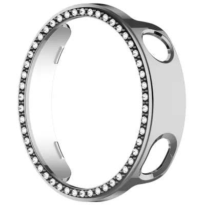 Xiaomi Watch S4 41mm kućište s jednom linijom dijamanta i šupljim dizajnom - Zaštitna PC školjka Srebrna