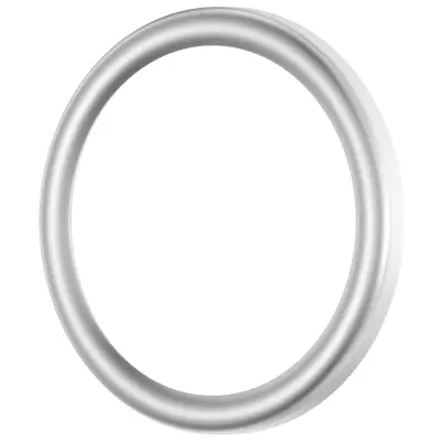 Kompatibilni CMF Watch Pro 2 Metalni Okvir + Kaljeno Staklo (Zaobljeno) Srebrna
