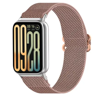 Xiaomi Mi Band 9 Pro / Redmi Watch 5 Elastični najlonski remen Ružičasto zlato