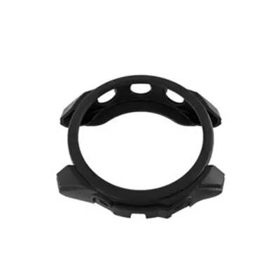 Zaštitna futrola za Garmin Forerunner 965 - TPU presvlaka s crnom teksturom kože