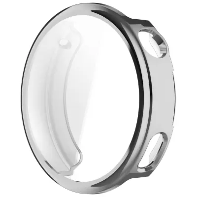 Full Coverage TPU Protective Case Compatible with Xiaomi Watch S4 41mm Srebrna