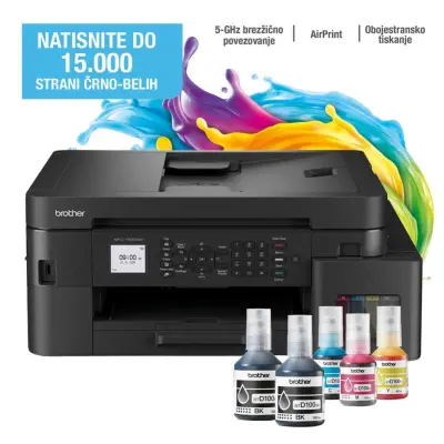 Višenamjenski pisač s tintom Brother MFC-T930DW A4 duplex ispis jednostrano skeniranje USB LAN WiFi 17ppm (MFCT930DWYJ1)