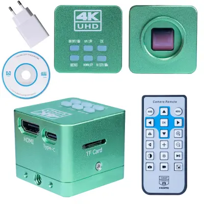 Scutum Green PRO KMSGP-HDMI-USB Mikroskopska Kamera 4K 16MP – 4K HDMI/USB, 16MP, HDR, 7X Zum