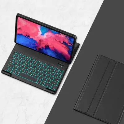 Crno kućište s tipkovnicom za iPad 10. generacije s tipkama s pozadinskim osvjetljenjem Crna