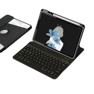 Kompatibilna Huawei Matepad Pro 11 (2022/2024) futrola s tipkovnicom koja se okreće za 360° Crna