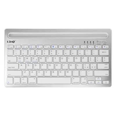 Bežična tipkovnica QWERTY Bijela LinQ, kompatibilna s iOS / Android / Windows