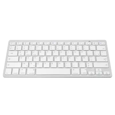 Bluetooth tipkovnica AZERTY i QWERTY Škarasti mehanizam Vrijeme odziva 0.2s Bijela