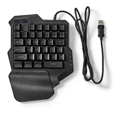 Žičana USB-A gaming tipkovnica s membranom, univerzalno RGB osvjetljenje, kabel 1,60 m
