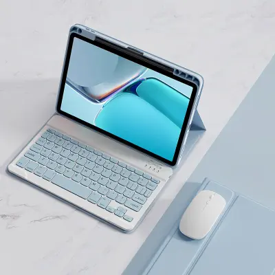 Futrola s tipkovnicom za tablet za Xiaomi Pad 7\/7Pro - Mist Blue Plava