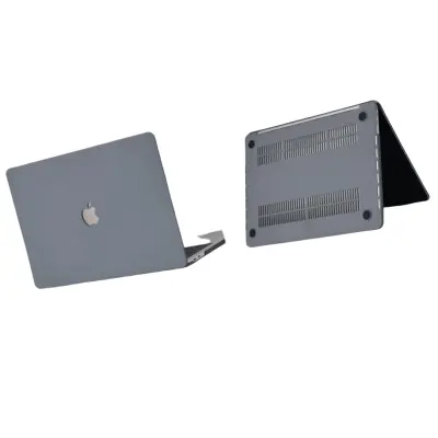 Kompatibilno s MacBook Air 13 inča Maska (2018.-2020., A1932/A2179/A2337) - Siva zaštitna tvrda maska Siva