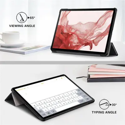 Tanka crna troslojna futrola za Samsung Tab S6 Lite 10.4 Crna