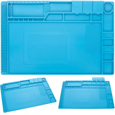 Silikonski Lemna Pod Za Organizatore 450x300 Mm – Otporan na 500°C | Antiklizna, ESD Izolacija