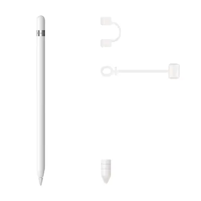 Apple Pencil futrola, set od 3 komada - Bijela Bijela