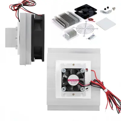 Set Za Hlađenje Ogniwa Peltiera 12715 – Radijatori + Ventilator 80x80 Mm | Kompatibilno s TEC1-12706