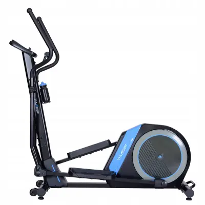 THUNDER® GROW eliptični trenažer – elektromagnetski, 32 razine otpora, 130 kg, korak od 48 cm, Bluetooth, programi, boca za vodu