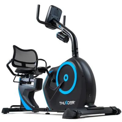 THUNDER® OPAL sobni bicikl – Elektromagnetski otpor 32 razine, nosivost 150 kg, udobno sjedalo, 24 programa, Bluetooth + USB
