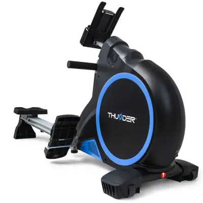Veslački trenažer THUNDER® ARGO – elektromagnetski otpor 16 razina, nosivost 150 kg, sklopiva konstrukcija, Bluetooth, LCD zaslon