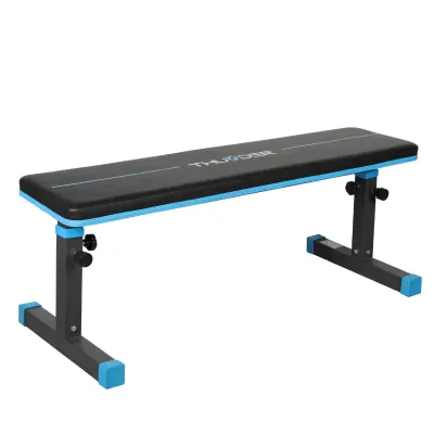 Trenažna klupa THUNDER® FREELY – stabilna, sklopiva, 119 x 45 x 45 cm, nosivost 120 kg