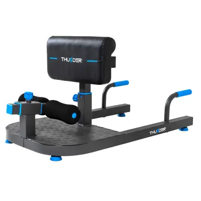Sprava za čučanj – 99 × 50 × 43 cm, 7× šipka, 4× stopala, nosivost 120 kg THUNDER® TENZ