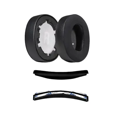 Set navlaka za slušalice od crnog ledenog gela kompatibilan sa JBL TUNE T700BT T710 720 T750BTNC T760NC - 3 komada Crna