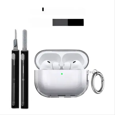 TPU zaštitno kućište kompatibilno s Apple AirPods Pro 3 - protiv ogrebotina, otporno na prašinu i perivo Crna