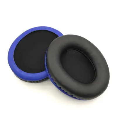 2 kom. Jastučići za uši od proteinske kože Zamjenski jastučići kompatibilni s Kingston HyperX Cloud Stinger Crna