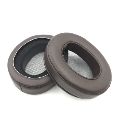 2 kom. jastučića za uši od janjeće kože kompatibilnih sa slušalicama Sony MDR-1A/1ADAC/1ABT/1R/1RMK2/1RBT/1RNC Smeđa
