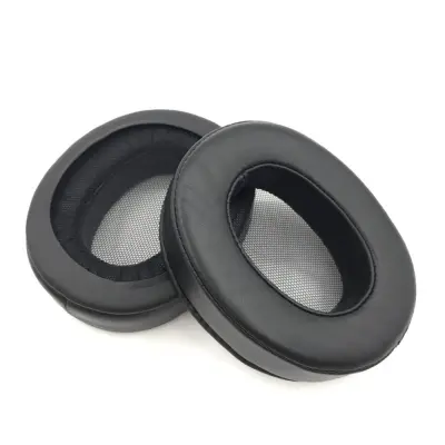 2 kom. jastučića za uši od janjeće kože kompatibilnih sa slušalicama Sony MDR-1A/1ADAC/1ABT/1R/1RMK2/1RBT/1RNC Crna