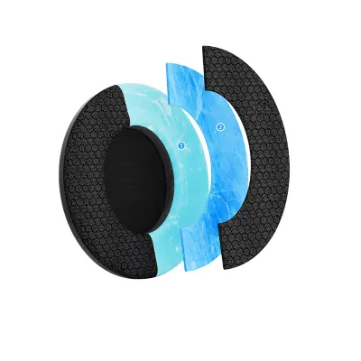 Zamjenski jastučići za uši kompatibilni sa slušalicama BOSE QC45/QC45ii/QC45SC/QC35/QC35ii - Crna (2 kom) Crna