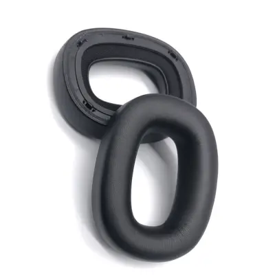 2 kom. Crni jastučići za uši zamjenski kompatibilni sa slušalicama Bowers & Wilkins PX7S2 PX8 Crna