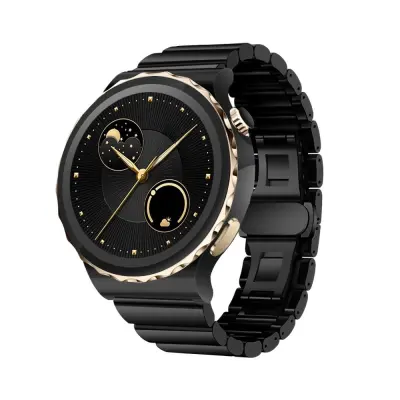 20mm Keramički remen za sat - Kompatibilan sa Huawei GT5Pro/Buds i Samsung Galaxy Watch serijom Crna