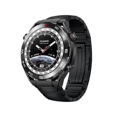 Titan Watch Band Compatible with Huawei Ultimate Series - Premium Replacement Strap Crna