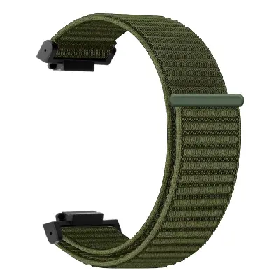 Tkana prozračna narukvica za sat kompatibilna s Casio DW5600/GA2100/GA900 Zelena