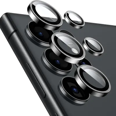 Samsung Galaxy S25 Plus zaštita leće kamere s AR premazom Crna