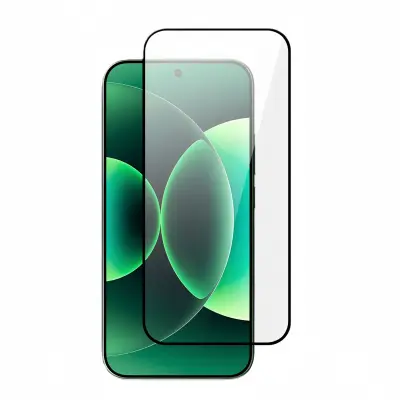 HD Crni Rub Kaljeno Staklo Zaštitnik Zaslona s Ultrazvučnim Otključavanjem za Xiaomi 17 Pro Max Providna