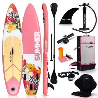 Napuhana SUP daska 320 × 75 × 15 cm – set s veslom, sjedalom, torbom i pumpom THUNDER® VIOSA