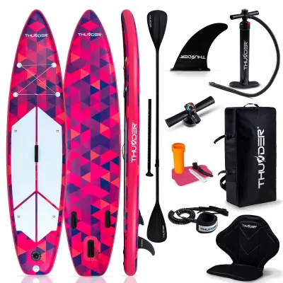 Napuhana SUP daska 320 × 75 × 15 cm – set s veslom, sjedalom, torbom i pumpom THUNDER® VOLCA