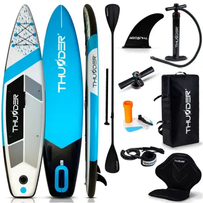 Napuhana SUP daska 320 × 75 × 15 cm – set s veslom, sjedalom, torbom i pumpom THUNDER® MARIS