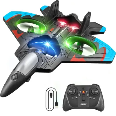 LED borbeni mlazni dron s daljinskim upravljačem i LED svjetlima | FLYTOR