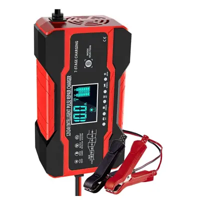 Inteligentni punjač akumulatora 12V 6A za vozila, motore i baterije | EMERGIX