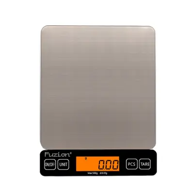 Digitalna kuhinjska vaga 500g/0.01g s dvostrukim pladnjevima - precizno vaganje hrane Crna