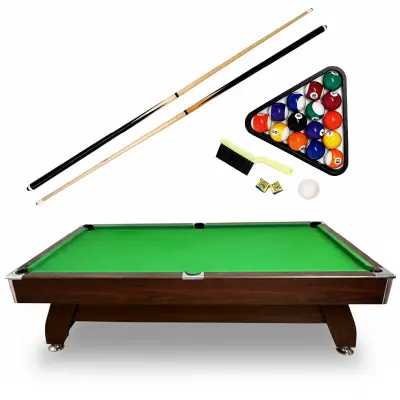 Biljardna miza – – velika, stabilna, profesionalna + dodatki THUNDER® BOLD-BROWN 9FT