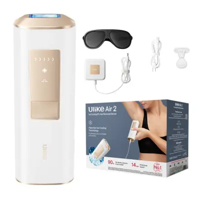 Ulike Air2 IPL Star White epilator s tehnologijom hlađenja safirnim ledom, za lice i tijelo