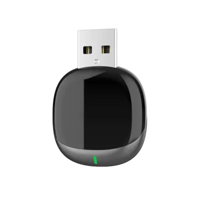 Bežični CarPlay Adapter - 2-u-1 pretvarač žičanog u bežični CarPlay Crna