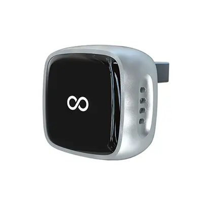 2-u-1 CarPlay bežični adapter D08 - Srebrni: Žičani u bežični auto adapter Srebrna