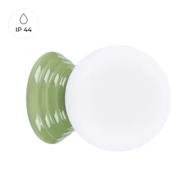Zidna lampa ZORI zelena IP44