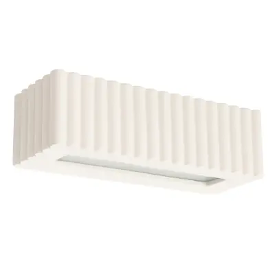 Zidna keramička lampa RIGATA bež