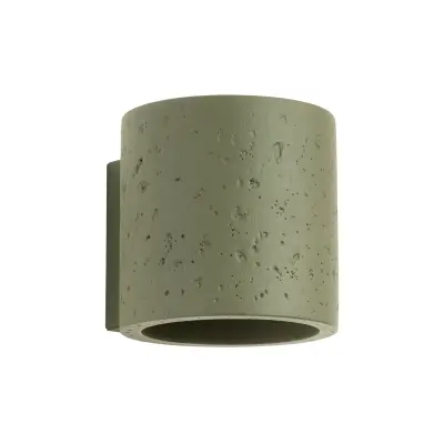 Zidna lampa ORBIS beton maslinasto zelena